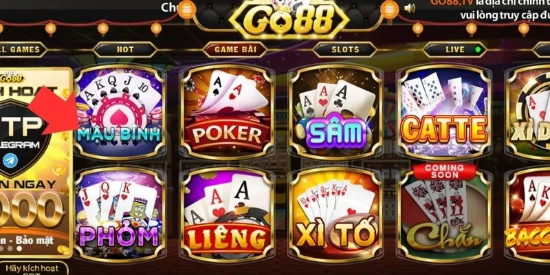 Mậu binh go88 là game bài kiếm tiền online hiệu quả